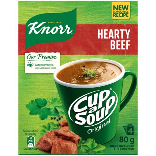 Knorr Cup-a-Soup Hearty Beef Instant Soup 80g